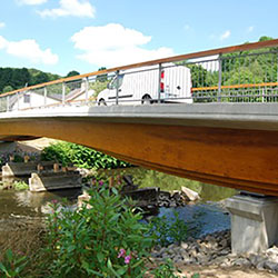 Aggerbrücke bei Lohmar, Baujahr 2014, Länge: 40 m